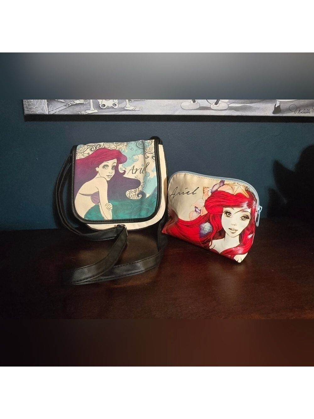 Loungefly Disney The Little Mermaid Bag and Pouch